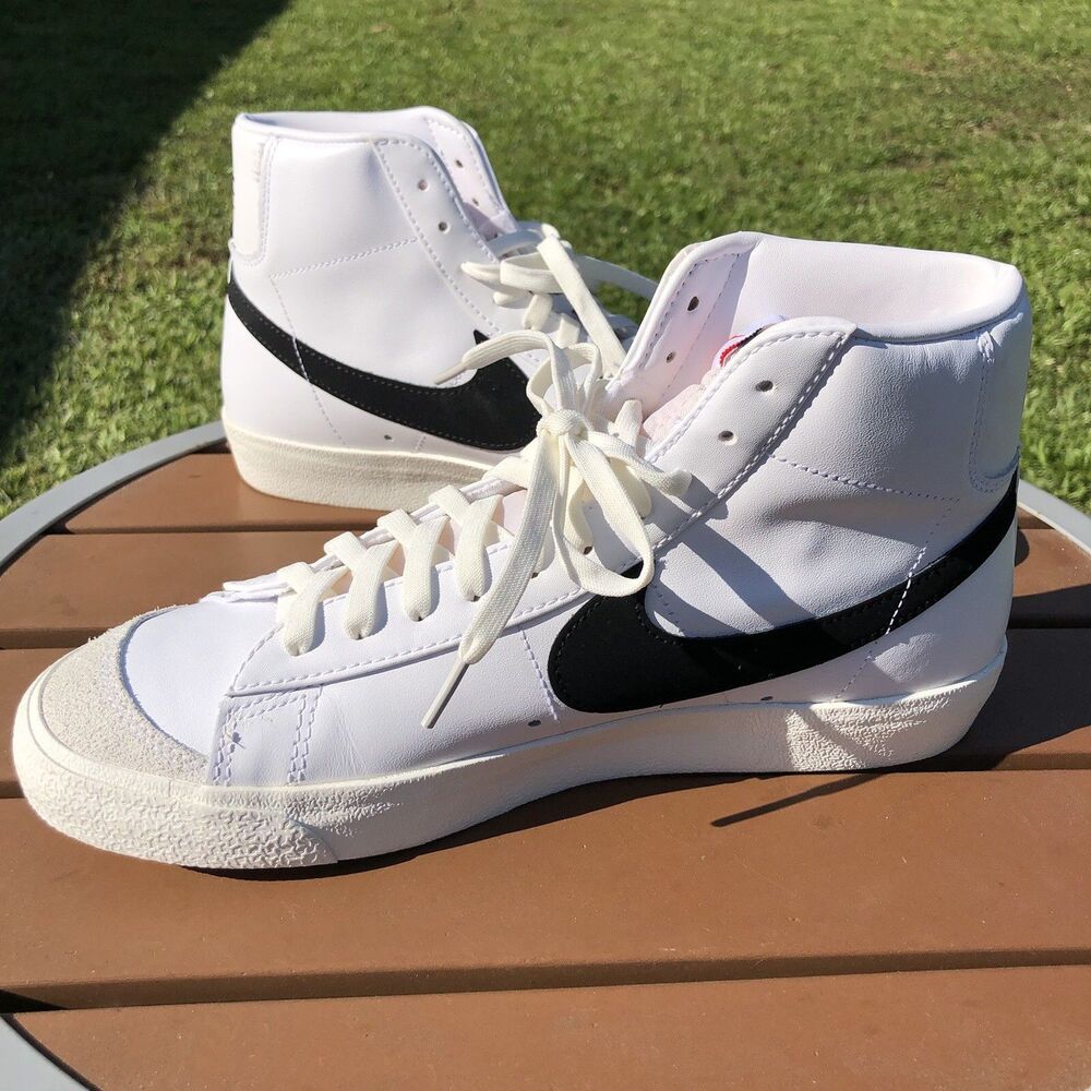 Nike Blazer Mid ’77 Vintage Sneakers White/Black | Women’s 10 / Men’s 8.5 | NEW